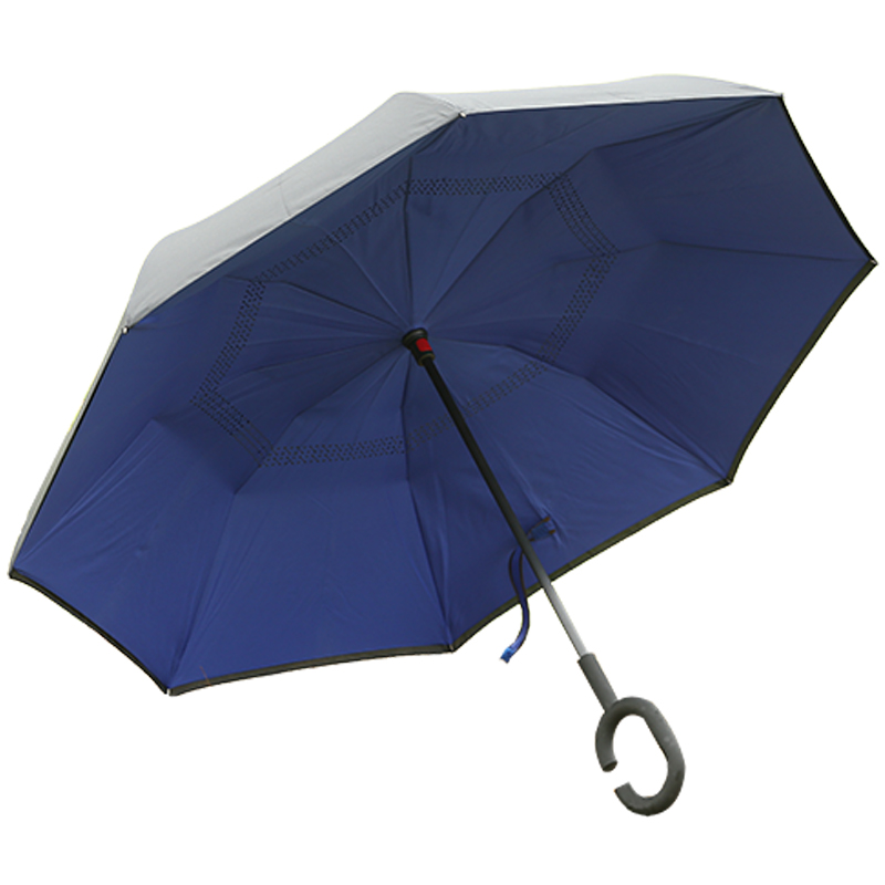 Kazbrella korkealaatuinen lasikuitukehys yksiväriset varannon sateenvarjon Ru1921
